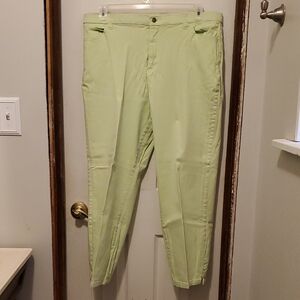 White Stag Pastel Green Chinos with Straight Leg and Lightweight Fabric